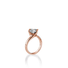 Load image into Gallery viewer, Intrinsic Princess Cut White Gold Engagement Ring