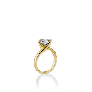 Intrinsic Princess Cut White Gold Engagement Ring