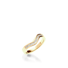Load image into Gallery viewer, Intrinsic Yellow Gold, Diamond Wedding Band