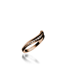 Load image into Gallery viewer, Apropos Rose Gold, Plus Diamond Wedding Band