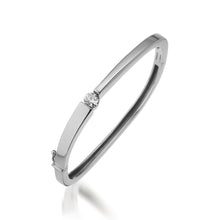 Load image into Gallery viewer, Women's 14 karat White Gold Quarter Carat Diamond Bracelet