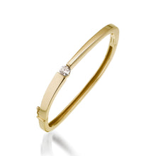 Load image into Gallery viewer, 14 karat Yellow Gold Quarter Carat Diamond Bracelet
