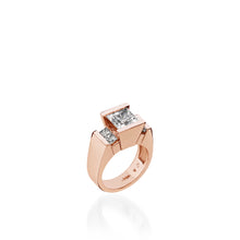 Load image into Gallery viewer, Ventana Yellow Gold Engagement Ring