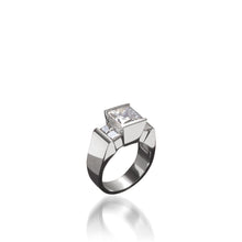 Load image into Gallery viewer, Ventana White Gold Engagement Ring