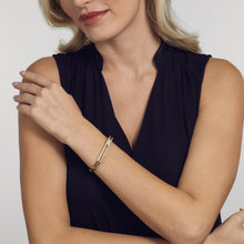 Load image into Gallery viewer, Lines Diamond Hinged Bracelet