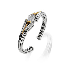 Load image into Gallery viewer, Elixir Pave Diamond Hinged Cuff