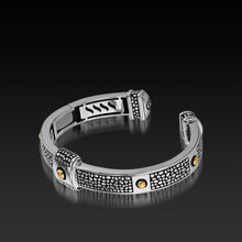 Load image into Gallery viewer, Matrix Cuff Bracelet with 14-karat Gold
