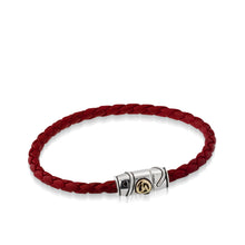 Load image into Gallery viewer, Solar Braided Leather Bracelet