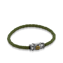 Load image into Gallery viewer, Solar Braided Leather Bracelet