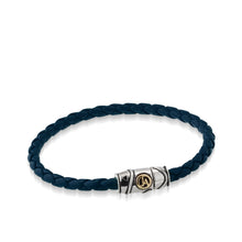 Load image into Gallery viewer, Solar Braided Leather Bracelet
