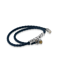 Load image into Gallery viewer, Solar Leather Double-Wrap Bracelet