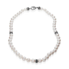 Load image into Gallery viewer, Solar Pearl Necklace 18"