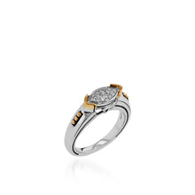 Load image into Gallery viewer, Elixir Small Stack Pave Diamond Ring