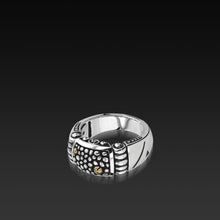 Load image into Gallery viewer, Sterling silver Matrix Men&#39;s Ring
