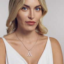 Load image into Gallery viewer, Essence Iconic Triangle Diamond Pendant