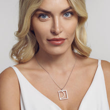 Load image into Gallery viewer, Essence Iconic Square Diamond Pendant