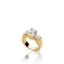 Load image into Gallery viewer, Ventana Yellow Gold Engagement Ring