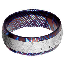 Load image into Gallery viewer, Titanium Damascus + Polish Finish