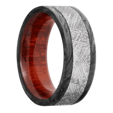 Load image into Gallery viewer, Forged Carbon Fiber + None Finish + Red Sleeve