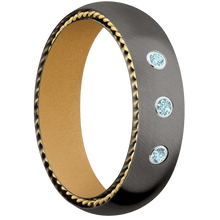 Load image into Gallery viewer, Tantalum Noir + Anglesatin Finish + Gold
