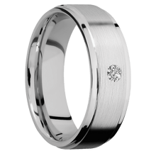 Load image into Gallery viewer, 14K White Gold + Satin , Polish Finish
