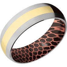 Load image into Gallery viewer, 14K White Gold + Satin Finish + Superconductor Noir