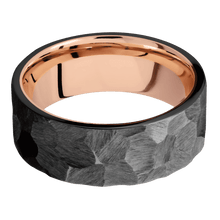 Load image into Gallery viewer, Zirconium + Rock Finish + 14K Rose Gold