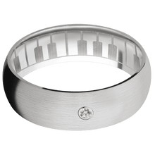 Load image into Gallery viewer, 14K White Gold + Satin Finish