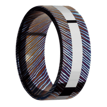 Load image into Gallery viewer, Titanium Damascus + Polish Finish