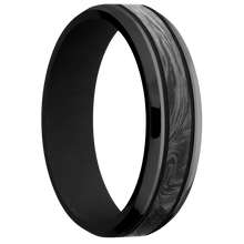 Load image into Gallery viewer, Zirconium + Polish , Polish Finish + Black