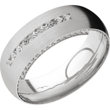 Load image into Gallery viewer, 14K White Gold + Satin Finish