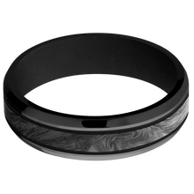 Load image into Gallery viewer, Zirconium + Polish , Polish Finish + Black