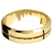 Load image into Gallery viewer, 14K Yellow Gold + Polish , Polish Finish