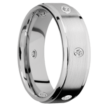 Load image into Gallery viewer, 14K White Gold + Satin , Polish Finish