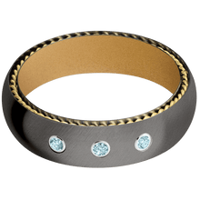 Load image into Gallery viewer, Tantalum Noir + Anglesatin Finish + Gold