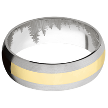 Load image into Gallery viewer, 14K White Gold + Satin Finish