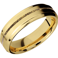 Load image into Gallery viewer, 14K Yellow Gold + Satin , Polish Finish