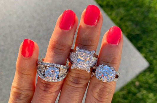 2 Carat Lab Grown Diamond Engagement Rings