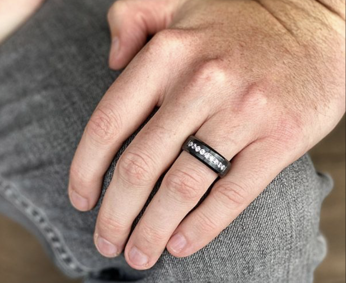 Natural Pear Black Diamond Engagement Ring Rose Gold Halo Diamond Ring | La  More Design