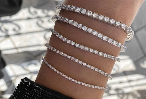 diamond tennis bracelets different