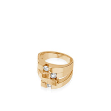 Load image into Gallery viewer, Originate Wide Diamond Ring
