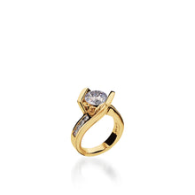 Load image into Gallery viewer, Intrigue Round Engagement Ring

