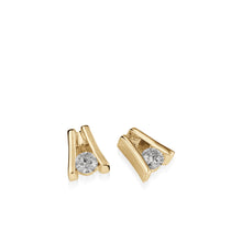Load image into Gallery viewer, Venture Diamond Solitaire Earring
