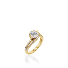 Load image into Gallery viewer, Bellissima Pave Diamond  Engagement Ring
