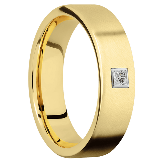 14K Yellow Gold + Anglesatin Finish