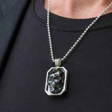 Load image into Gallery viewer, Large Ceramic Skull Pendant Necklace
