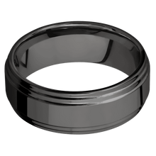 Load image into Gallery viewer, Zirconium + Polish , Polish Finish + Tantalum Noir
