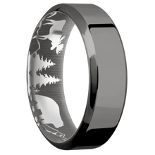 Load image into Gallery viewer, Tantalum Noir + Polish , Polish Finish + Titanium
