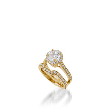 Load image into Gallery viewer, Satin Round Engagement Ring
