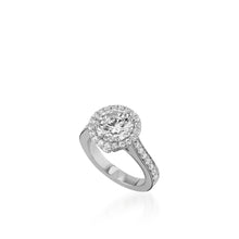 Load image into Gallery viewer, Satin Round Engagement Ring
